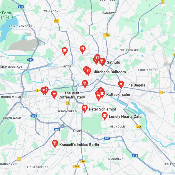 Berlin food map